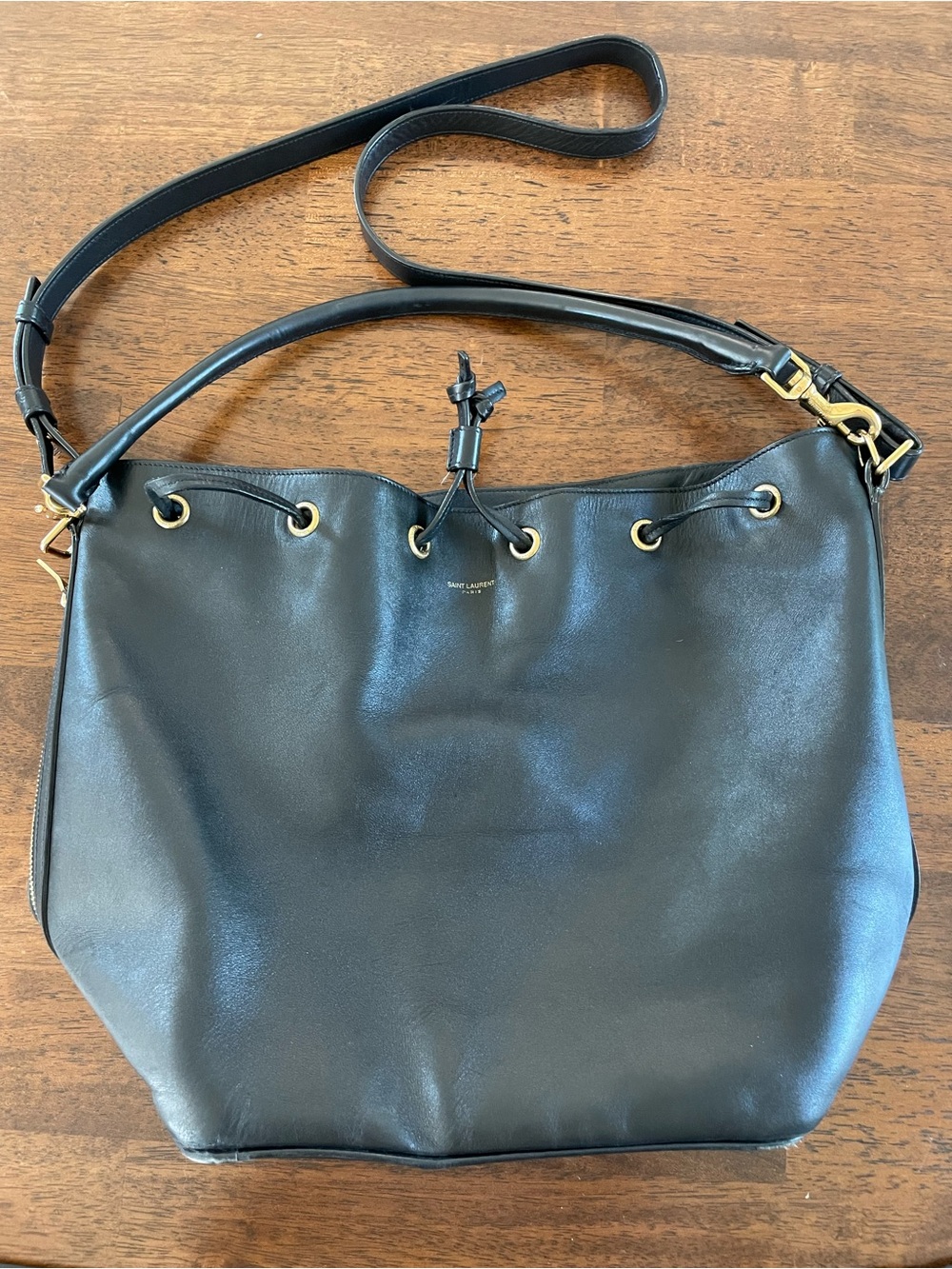Saint Laurent, Leather Emmanuelle Large